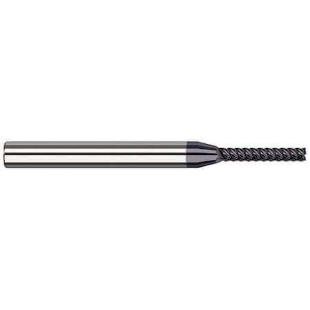 Harvey Tool 0.0400 in. Cutter dia. x 0.2400 in. Carbide Square End Mill Finisher for Exotic Alloys, 6 Flutes 868540-C6